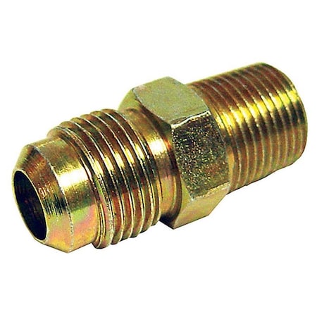 Homeplus+ ATC 1/4 in. Flare X 1/8 in. D Male Brass Adapter 6JC120110701061